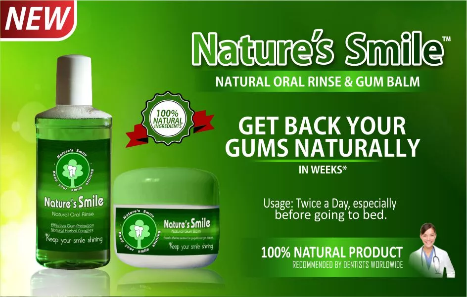Nature's Smile Daily Routine for Receding Gums