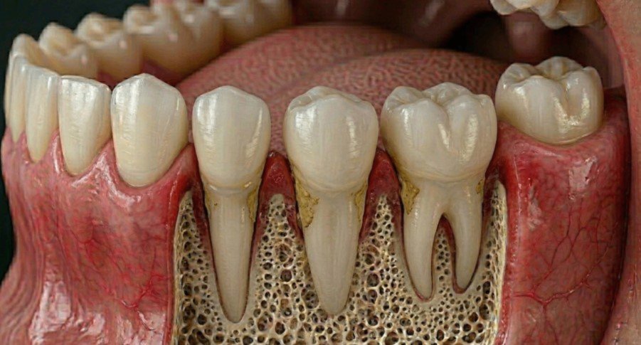 Stages of Bottom Teeth Recession